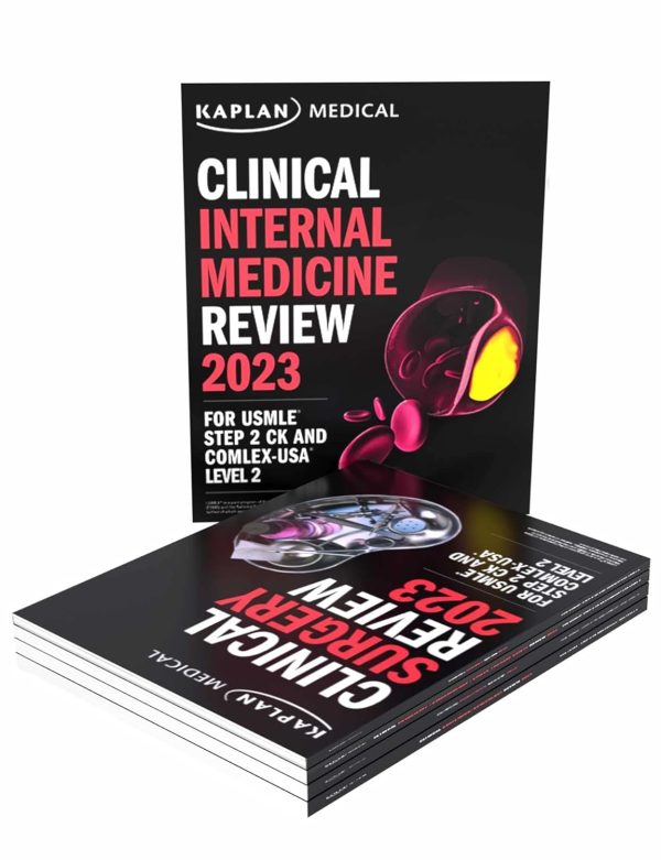 (Kaplan Test Prep) Clinical Medicine Complete 5-Book Subject Review 2023: Lecture Notes for USMLE Step 2 CK and COMLEX-USA Level 2