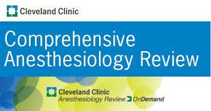 Revisión de anestesiología de Cleveland Clinic 2018 a pedido