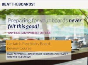 Der Pass Machine Geriatric Psychiatry Board Review Kurs