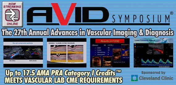 27th Annual Advances in Vascular Imaging and Diagnosis Symposium 2017