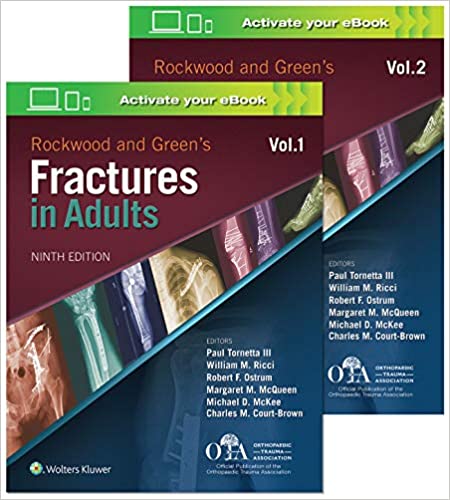 Rockwood and Green’s (GREENS) Fractures in Adults (9th ed/9e) NINTH Edition 2-Volume-Set HQ