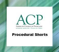 ACP Procedural Shorts VideosPDFs