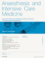 Up to Date Anaesthesia and Intensive Care Medicine Journal