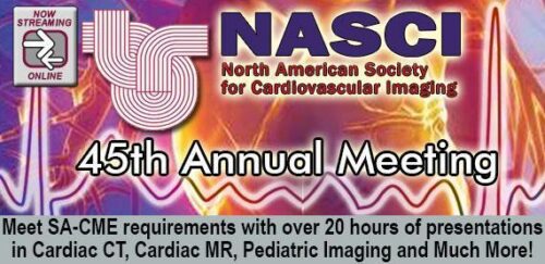 Cardiovascular Imaging 2018 – NASCI 45th Annual Meeting