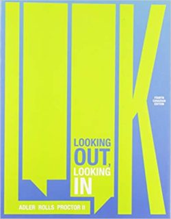 LOOK : Looking Out, Looking In  4th Canadian Edition [FOURTH CDN ED/4E]