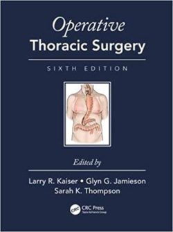 Operative Thoracic Surgery 6th Edition