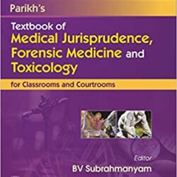 Livro de Parikh de Jurisprudência Médica, Medicina Forense e Taxicologia Oitava Edição