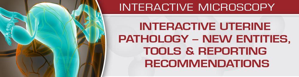 USCAP Interactive Uterine Pathology New Entities Tools Reporting Recommendations