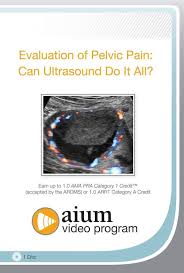 Aium Evaluation Of Pelvic Pain Can Ultrasound Do It All