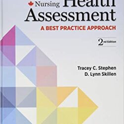 Canadian Nursing Health Assessment 2nd Edition