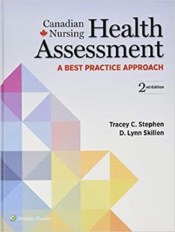 Canadian Nursing Health Assessment 2nd Edition