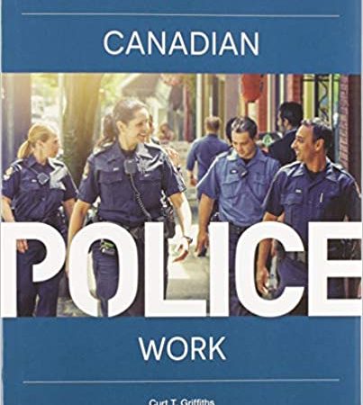 Canadian Police Work,  5th Edition
