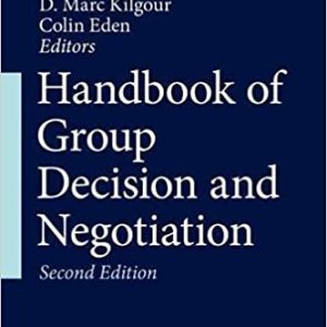 Handbook of Group Decision and Negotiation 2nd ed