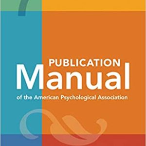 Publication Manual of the American Psychological Association 7th Edition, Seventh Edition