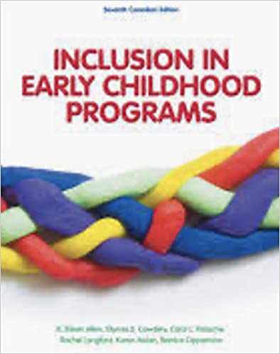 Inclusion in Early Childhood Programs 7th Canadian Edition