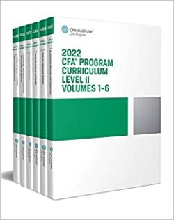 2022 CFA Program Curriculum Level II Box Set 1st Edition