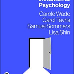 Invitation to Psychology 8th Edition