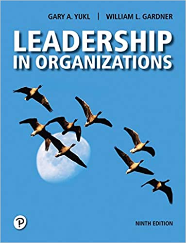 Leadership in Organizations 9th Edition