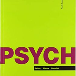 PSYCH 4th Canadian Edition (Psych Fourth ED/4e CDN)
