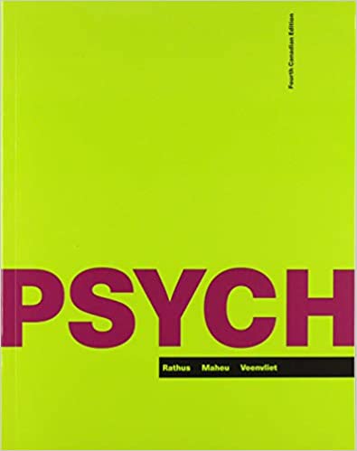 PSYCH 4th Canadian Edition