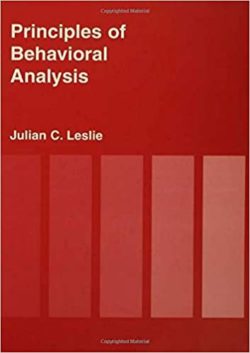 Principles of behavioural analysis 1st Edition