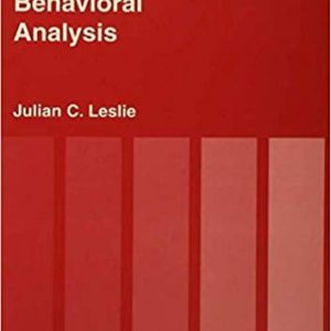 Principles of behavioural analysis 1st Edition