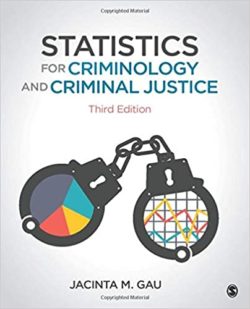 Statistics for Criminology and Criminal Justice 3rd Edition
