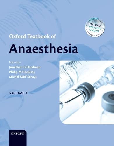 Oxford Textbook of Anaesthesia-1st ed/1e, Edition First