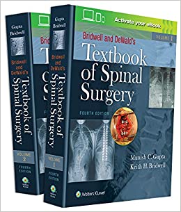 Bridwell and DeWald’s Textbook of Spinal Surgery 4th Edition [ EPUB + CONVERTED PDF]