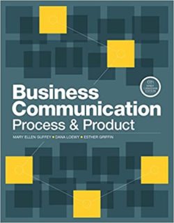 Business Communication: Process and Product, Brief 6th CDN Edition Sixth ed