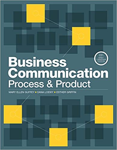 ビジネスコミュニケーション: プロセスと製品、第 6 版 CDN 版第 XNUMX 版