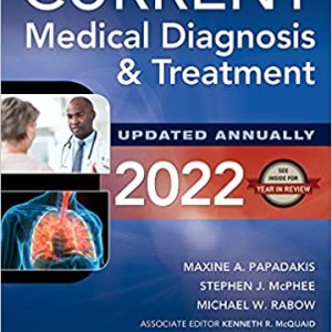 CURRENT Medical Diagnosis and Treatment 2022 61st Edition