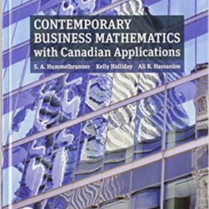 Contemporary Business Mathematics with Canadian Applications 12th Edition