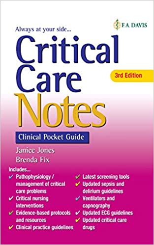 Critical Care Notes: Clinical Pocket Guide: Third 3rd Edition