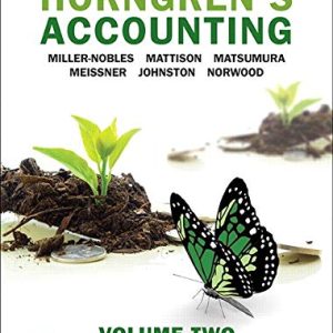 Horngren’s Accounting: Volume 2: 11th Eleventh Canadian Edition