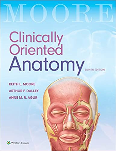 Amet orientatur Anatomia 8th Editio MOORE OCTAVIUS ed/8e*