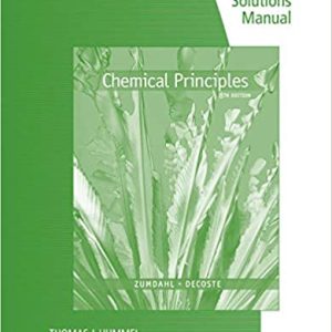 Student Solutions Manual for Zumdahl-DeCoste’s Chemical Principles 8th Edition