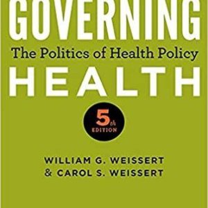 Governing Health The Politics of Health Policy 5th ed Fifth Edition PDF