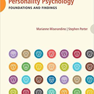 Personality Psychology: Foundations and Findings, First Canadian Edition (1st  CDN ed/1e)