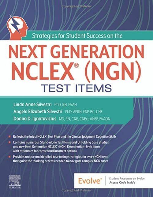 Strategie per il successo degli studenti sugli elementi di test NCLEX (NGN) di prossima generazione Prima edizione (1a ed / 1e)