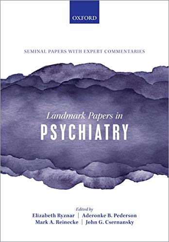 Landmark Papers in Psychiatry by Elizabeth Ryznar (Editor)