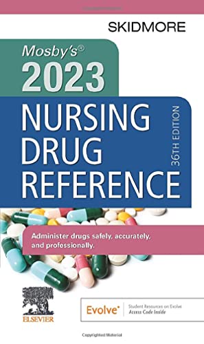 Mosbys 2023 Nursing Drug Reference Skidmore Nursing Drug Reference 36th Edition