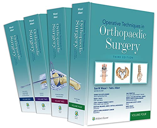 Operative Techniques in Orthopaedic Surgery Third Edition Four Vol. 3rd ed 3e, 4-Volume Set