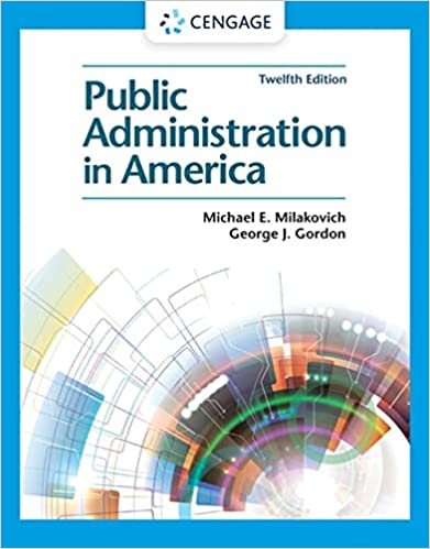 Public Administration in America Twelfth Edition (12th ed/12e)