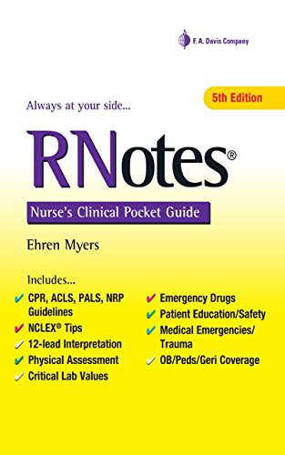 PDF EPUBRNotes ®: Nurse’s Clinical Pocket Guide Fifth Edition (5th ed/5e)