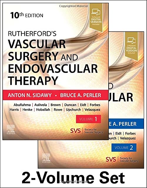 Rutherford’s Vascular Surgery and Endovascular Therapy, Tenth Edition (Rutherfords 10th ed/10e Two/ 2-Volume Set)