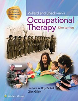 Willard and Spackman’s Occupational Therapy 13th Edition