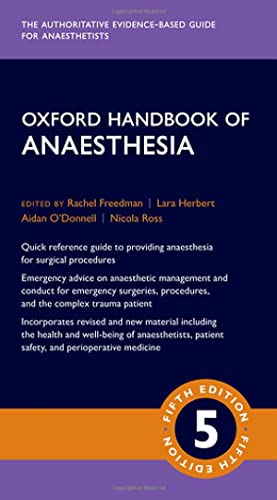 Oxford Handbook of Anaesthesia Oxford Medical Handbooks 5th Edition