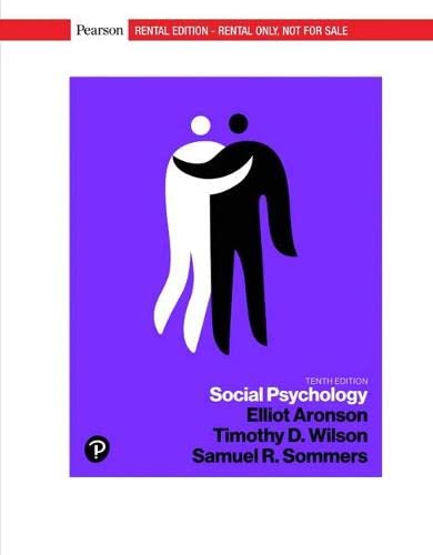 PDF Sample Social Psychology 10th Edition