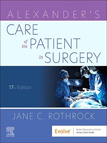 PDF Sample Alexander’s Care of the Patient in Surgery 17th Edition